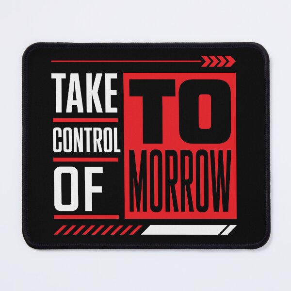 Item preview, Take Control of Tomorrow Motivational Success Typography T-Shirt designed and sold by rejowan-arts.