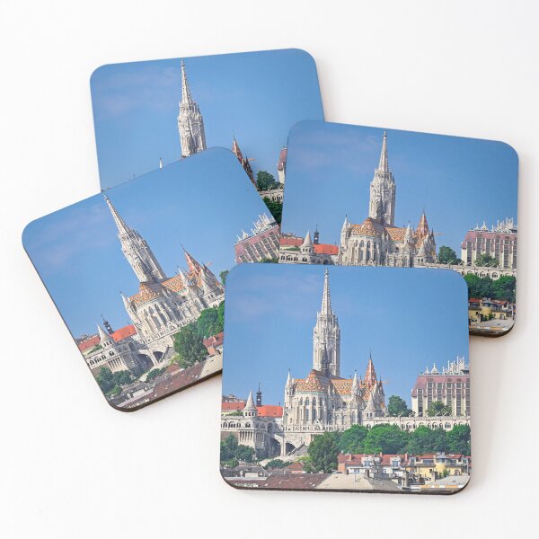 Item preview, Matthias Church and Fisherman's Bastion on Castle Hill in Budapest designed and sold by goceris.