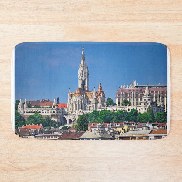 Item preview, Matthias Church and Fisherman's Bastion on Castle Hill in Budapest designed and sold by goceris.