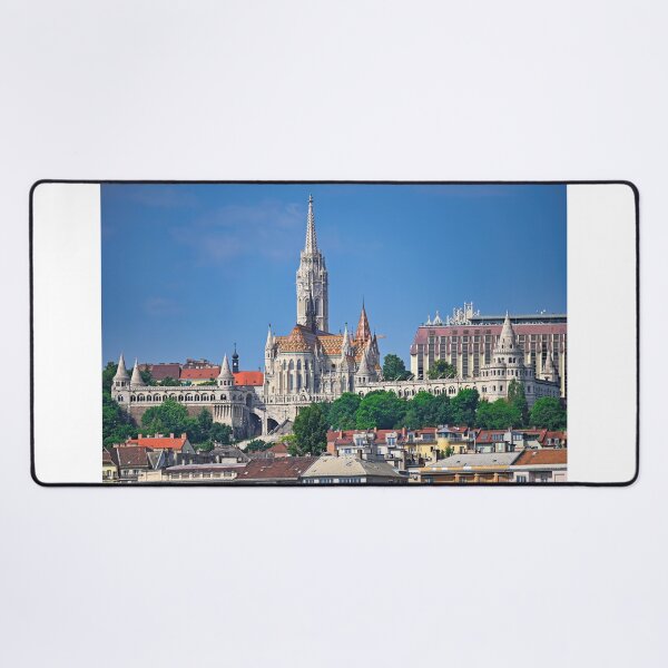 Item preview, Matthias Church and Fisherman's Bastion on Castle Hill in Budapest designed and sold by goceris.