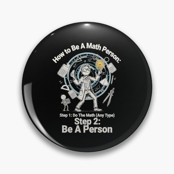 Item preview, How to Be a Math Person Funny Math Lovers Cartoon designed and sold by Redgiant87x.