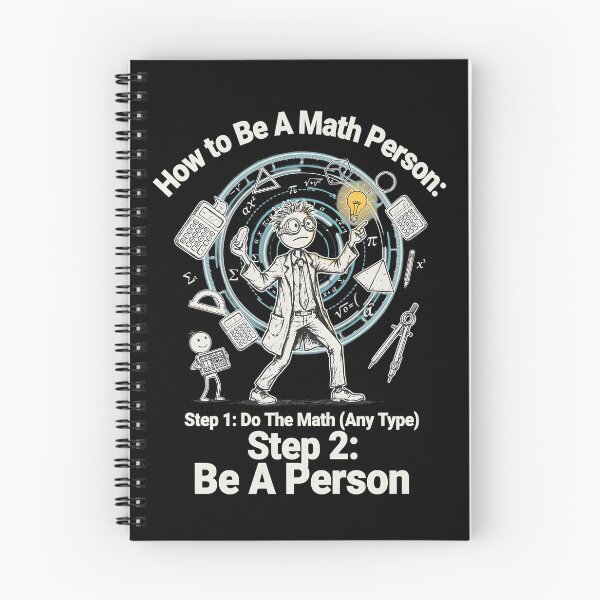 Item preview, How to Be a Math Person Funny Math Lovers Cartoon designed and sold by Redgiant87x.
