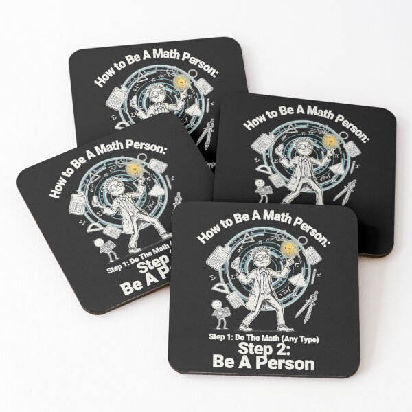 Item preview, How to Be a Math Person Funny Math Lovers Cartoon designed and sold by Redgiant87x.