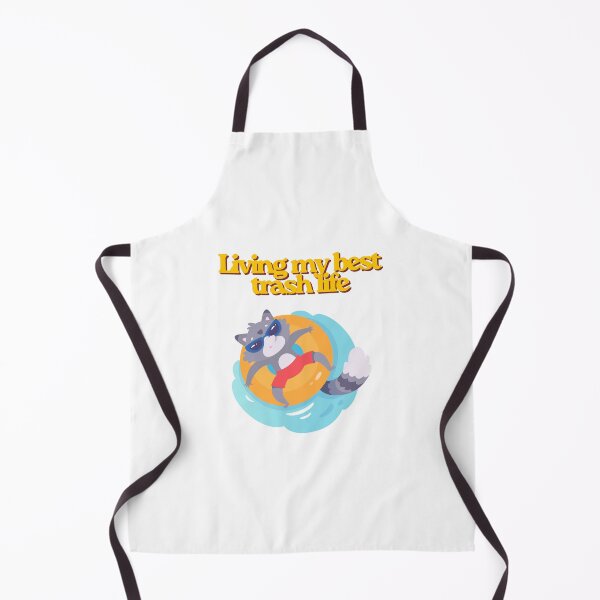 Item preview, Living My Best Trash Life Funny Raccoon Summer Pool Float designed and sold by LensDyn™.