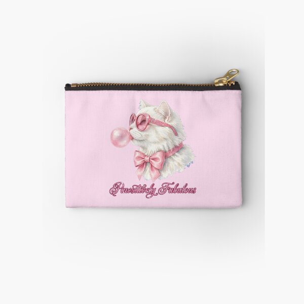 Item preview, Pawsitively Fabulous - Cute White Cat With Pink Sunglasses - Cat Lover designed and sold by Vibe-Vary.