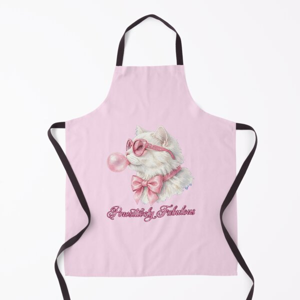 Item preview, Pawsitively Fabulous - Cute White Cat With Pink Sunglasses - Cat Lover designed and sold by Vibe-Vary.