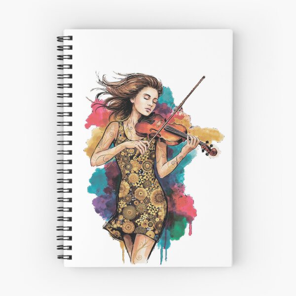 Item preview, Violinist.  Retro style. designed and sold by MagelliShop.