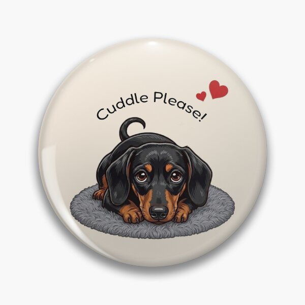 Item preview, Black Tan Dachshund Cuddle Please designed and sold by The-NOKU-Co.