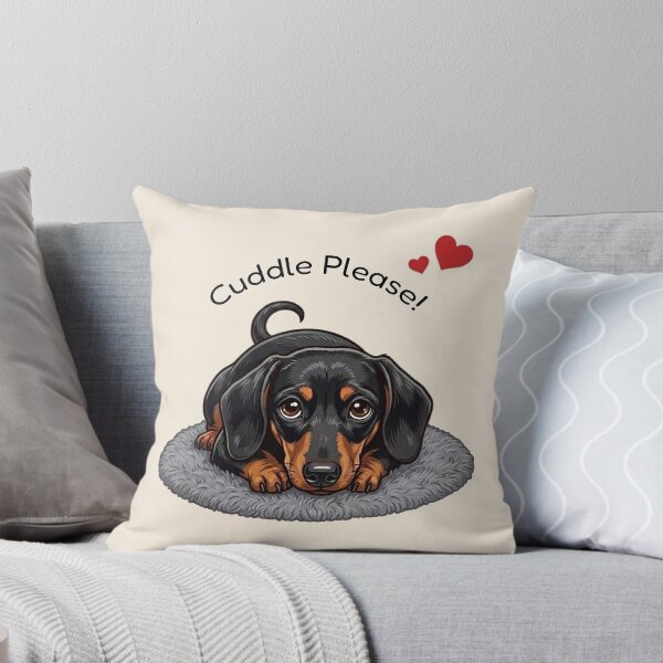 Item preview, Black Tan Dachshund Cuddle Please designed and sold by The-NOKU-Co.