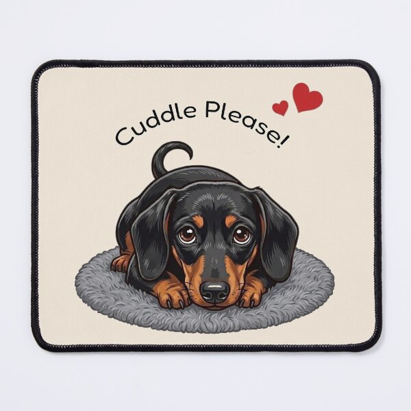 Item preview, Black Tan Dachshund Cuddle Please designed and sold by The-NOKU-Co.