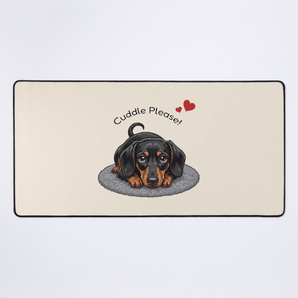 Item preview, Black Tan Dachshund Cuddle Please designed and sold by The-NOKU-Co.