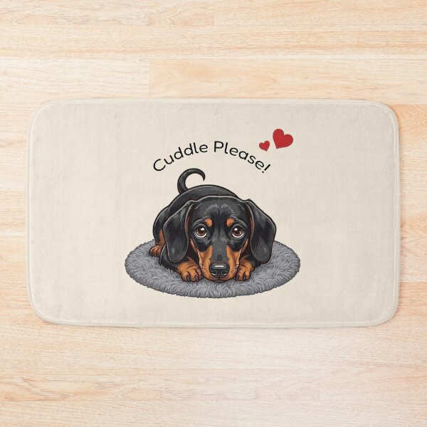 Item preview, Black Tan Dachshund Cuddle Please designed and sold by The-NOKU-Co.