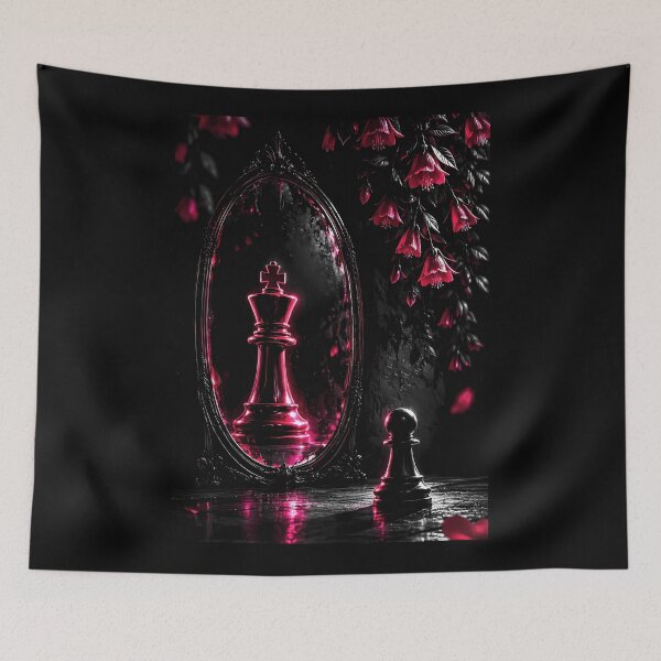 Item preview, Pawn Seeing King Reflection In Gothic Mirror    designed and sold by Faissal Thomass.