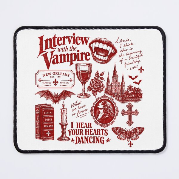 Item preview, Interview with the Vampire, Theatre Des Vampire, IWTV Shirt, Fangs, Red | White designed and sold by CatiaStudioArt.