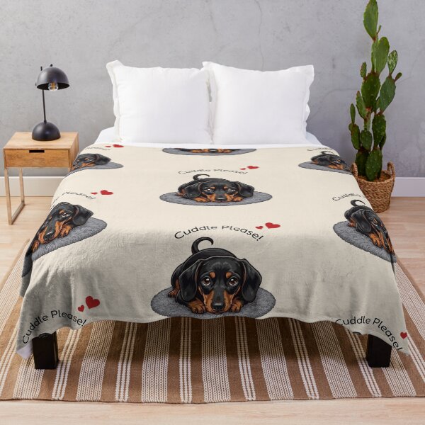Item preview, Black Tan Dachshund Cuddle Please designed and sold by The-NOKU-Co.