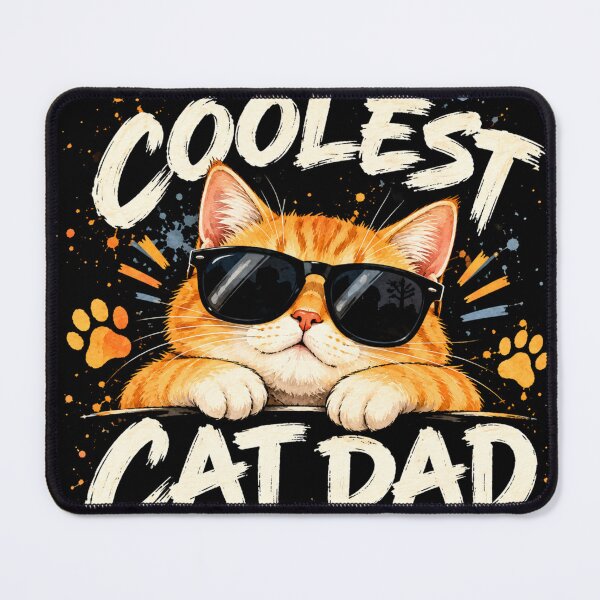 Item preview, Cool Cat Dad Orange Cat Sunglasses – Funny Cat Lover Gift designed and sold by AbstractAuraArt.