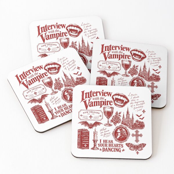 Item preview, Interview with the Vampire, Theatre Des Vampire, IWTV Shirt, Fangs, Red | White designed and sold by CatiaStudioArt.