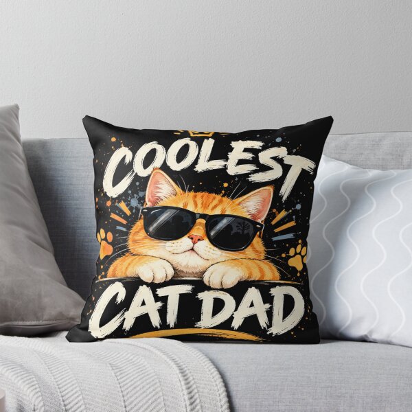 Item preview, Cool Cat Dad Orange Cat Sunglasses – Funny Cat Lover Gift designed and sold by AbstractAuraArt.