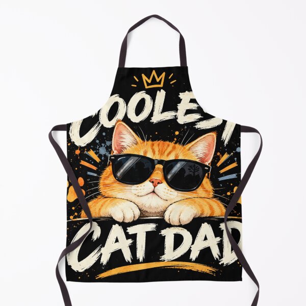 Item preview, Cool Cat Dad Orange Cat Sunglasses – Funny Cat Lover Gift designed and sold by AbstractAuraArt.