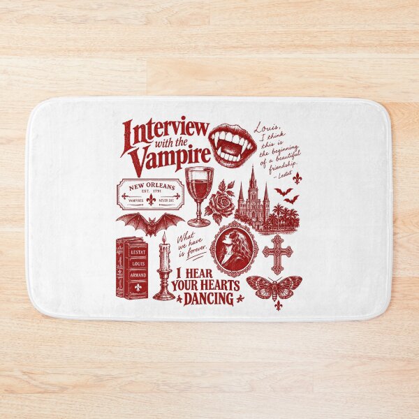 Item preview, Interview with the Vampire, Theatre Des Vampire, IWTV Shirt, Fangs, Red | White designed and sold by CatiaStudioArt.