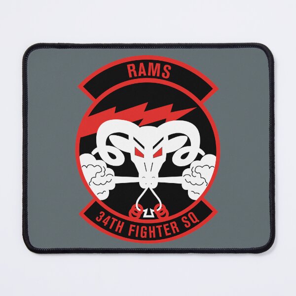 Item preview, 34th Fighter Squadron - United States Air Force designed and sold by wordwidesymbols.