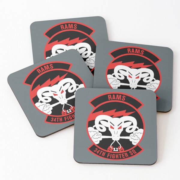 Item preview, 34th Fighter Squadron - United States Air Force designed and sold by wordwidesymbols.