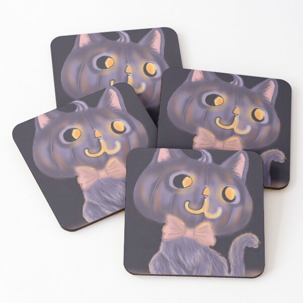 Item preview, Purring Pumpkin Cute Chibi Halloween Cat Graphic designed and sold by Florafaunaflow.