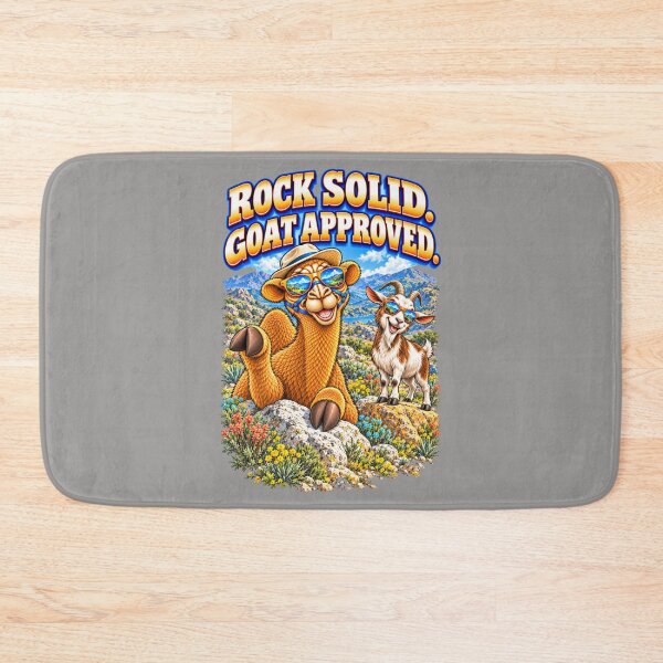 Item preview, Rock Solid. Goat Approved – Funny Camel T-Shirt Animal Graphic Camel T-Shirt designed and sold by Camel & Quirk.