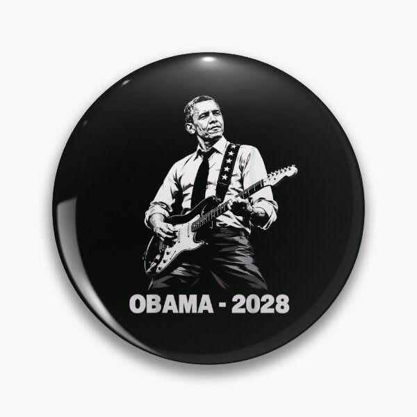Item preview, obama playing guitar designed and sold by Byhergawaa.