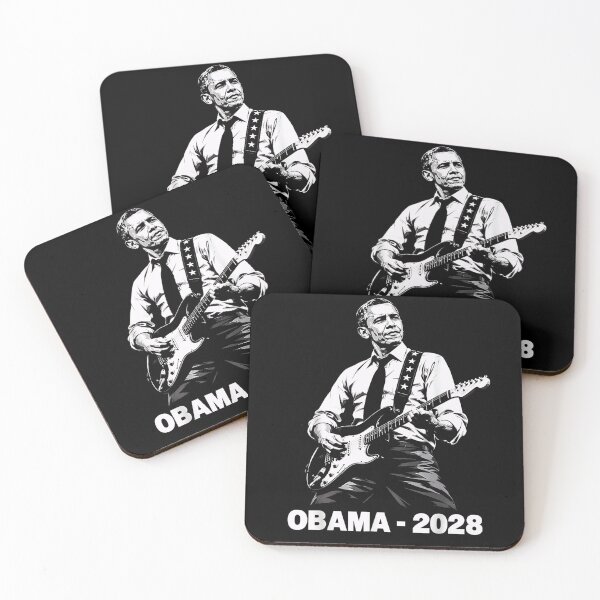 Item preview, obama playing guitar designed and sold by Byhergawaa.