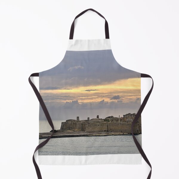 Item preview, Historic Fort Ricasoli and Lighthouse at Grand Harbour Entrance in Malta at Sunset designed and sold by goceris.