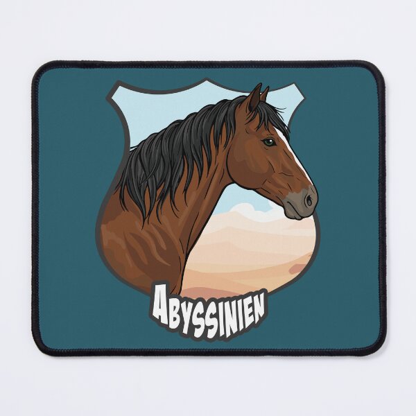 Item preview, The head of the Abyssinian horse, a coat of arms and a desert landscape designed and sold by Cheval-de-coeur.