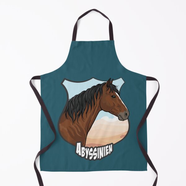 Item preview, The head of the Abyssinian horse, a coat of arms and a desert landscape designed and sold by Cheval-de-coeur.