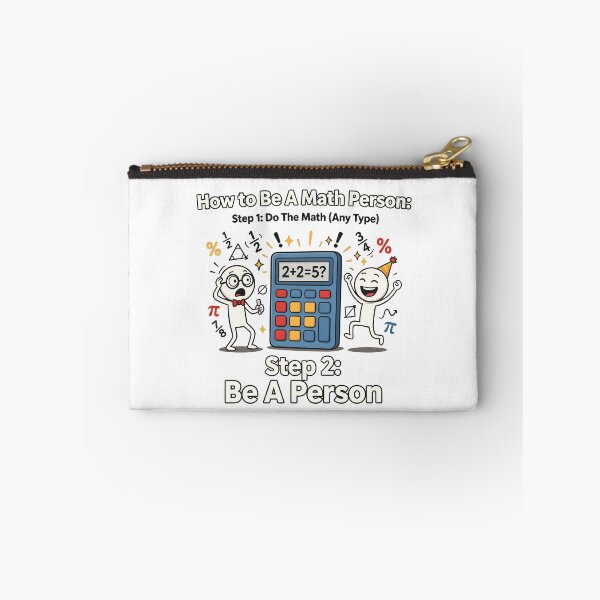Item preview, How to Be a Math Person Funny Stick Figure designed and sold by Redgiant87x.