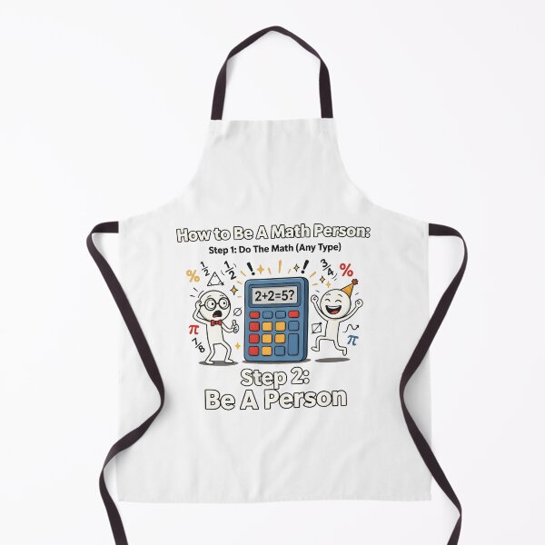 Item preview, How to Be a Math Person Funny Stick Figure designed and sold by Redgiant87x.