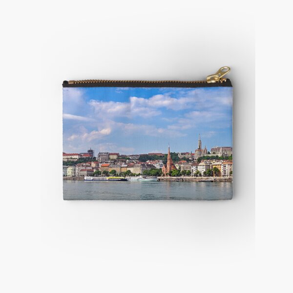 Item preview, Buda Side Skyline with Danube River and Cruise Ships in Budapest designed and sold by goceris.