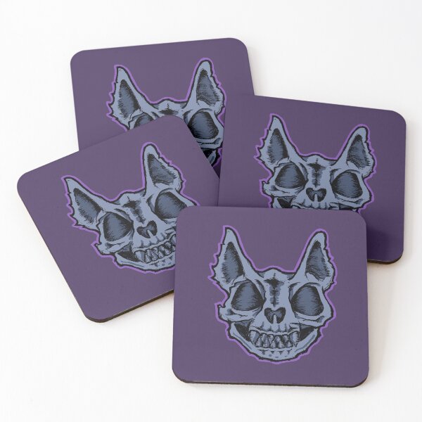 Item preview, Cat Skull | Macabre Animal Illustration | Anatomical Dark Art designed and sold by Half Mess.