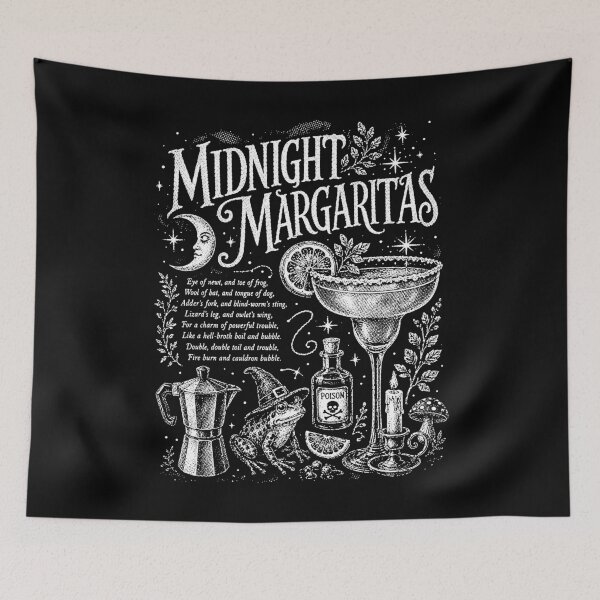 Item preview, Midnight Margaritas Witchy Halloween - Midnight Margaritas - Spooky Margarita - Witch Cocktail designed and sold by dancymantil.
