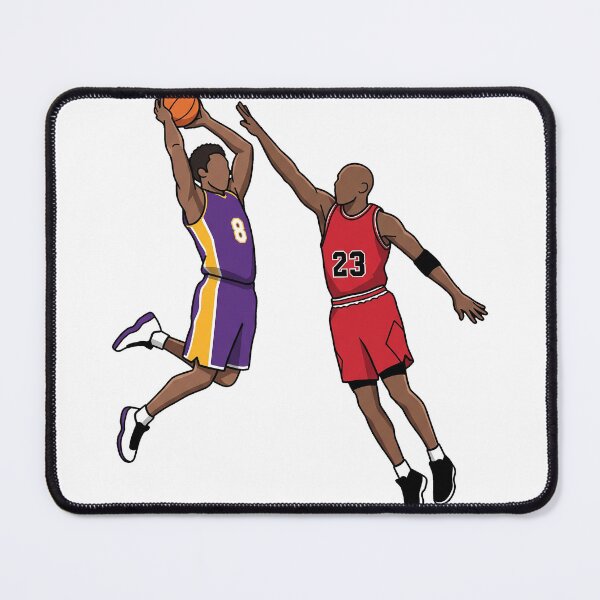 Item preview, Kobe Bryant and Michael Jordan Basketball Legends Vector Illustration Fan Art designed and sold by InGame Basketball.