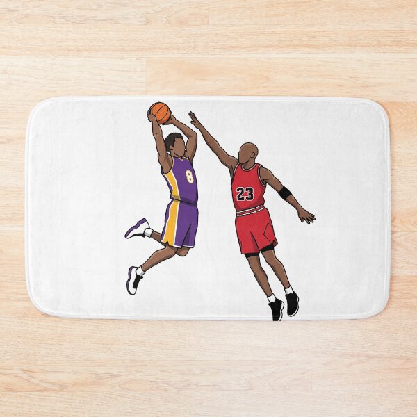 Item preview, Kobe Bryant and Michael Jordan Basketball Legends Vector Illustration Fan Art designed and sold by InGame Basketball.