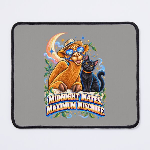 Item preview, Midnight Mates. Maximum Mischief – Funny Camel T-Shirt Animal Graphic Camel T-Shirt designed and sold by Camel & Quirk.