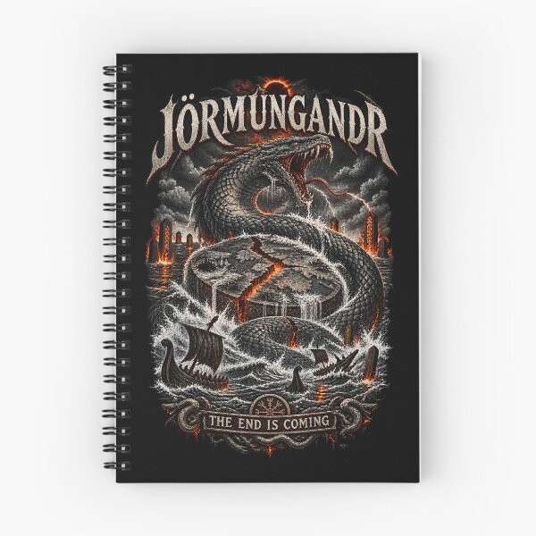 Item preview, Jörmungandr The End Is Coming – Norse World Serpent Ragnarok Viking Mythology designed and sold by R3XFORGE.