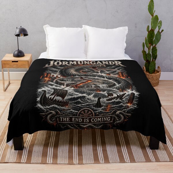 Item preview, Jörmungandr The End Is Coming – Norse World Serpent Ragnarok Viking Mythology designed and sold by R3XFORGE.