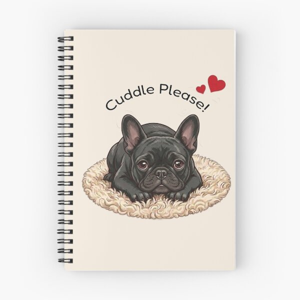Item preview, Cute Black Frenchie Cuddle Please designed and sold by The-NOKU-Co.