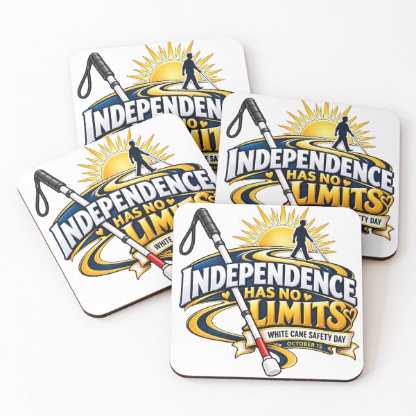 Item preview, White Cane Safety Day Shirt – Independence Has No Limits designed and sold by meme2525.