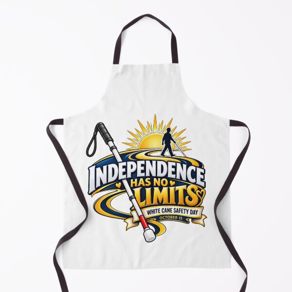 Item preview, White Cane Safety Day Shirt – Independence Has No Limits designed and sold by meme2525.