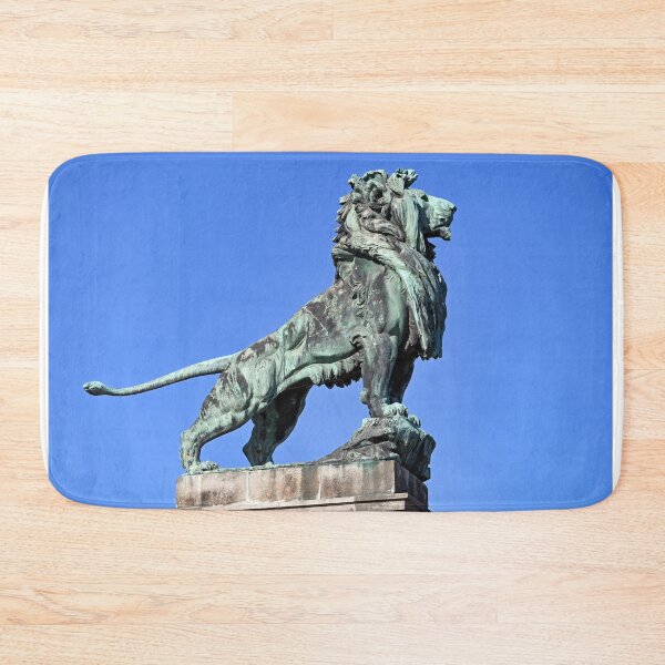 Item preview, Bronze Lion Sculpture by Rudolf Weyr on Schemerl Bridge in Vienna designed and sold by goceris.