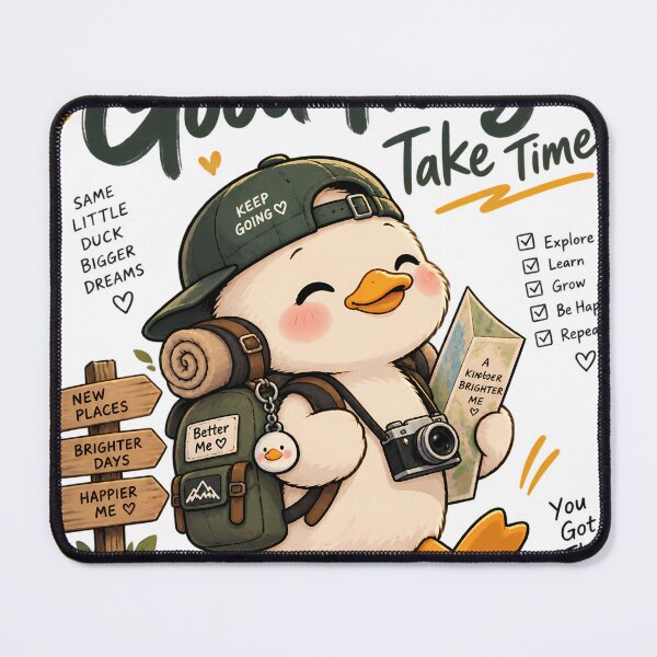 Item preview, Adventure Duckling Keep Going designed and sold by GenZStickerHub1.
