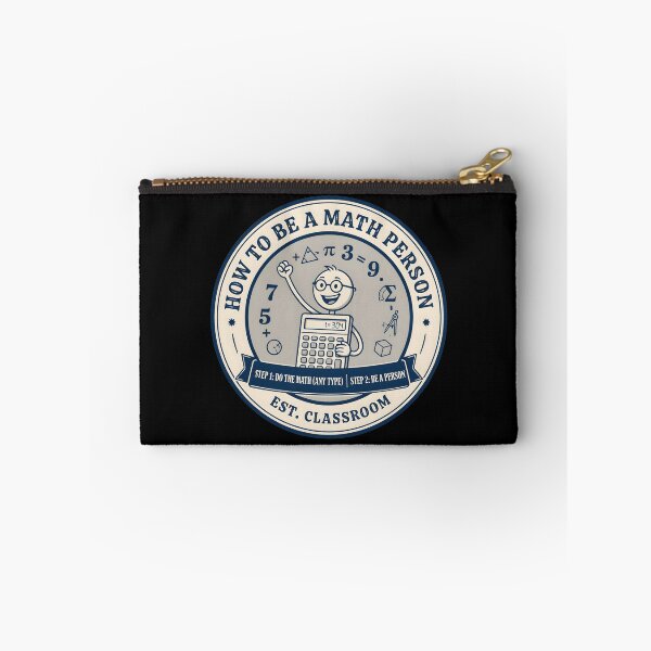Item preview, How to Be a Math Person Math Teacher Funny Cartoon designed and sold by Redgiant87x.