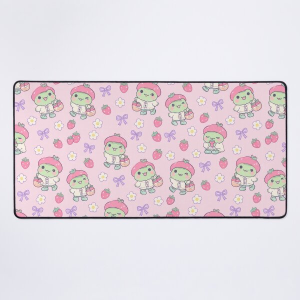 Item preview, Kawaii Frog Strawberry Beret Pattern designed and sold by Soft Berry Studio.